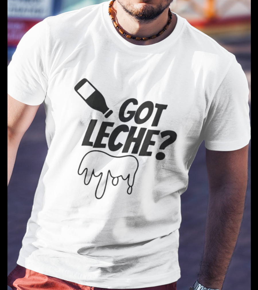 Got Leche Milk Bottle Dripping Illustration Gabby B T-Shirt