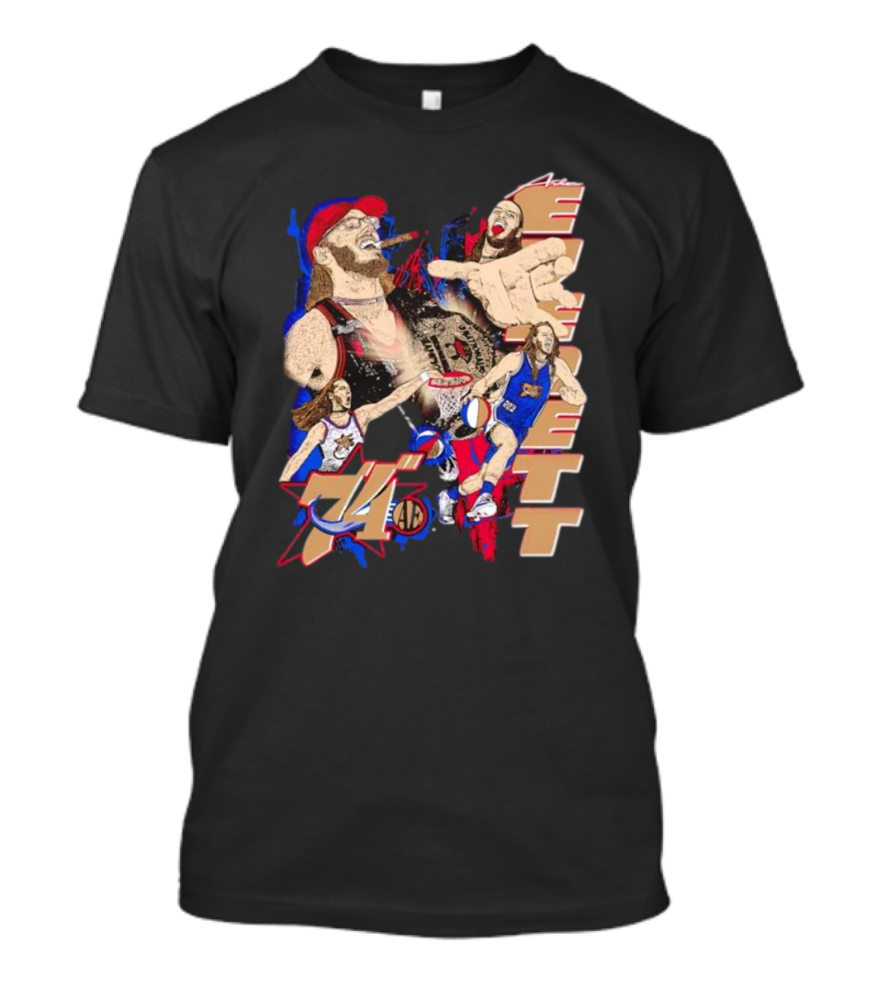 Ace Everett Basketball Giant Andrew 74 EA T-Shirt
