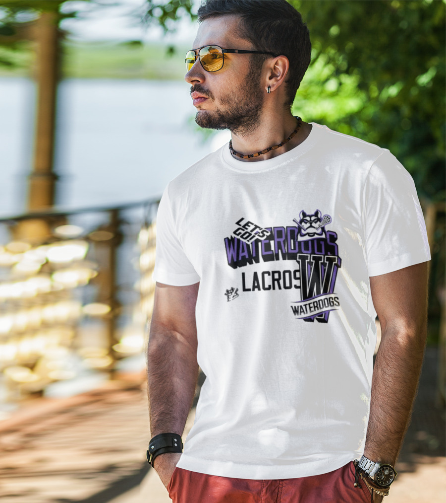 Premier Lacrosse League Waterdogs Let's Go Waterdogs LAX W T-Shirt
