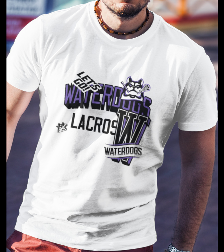 Premier Lacrosse League Waterdogs Let's Go Waterdogs LAX W T-Shirt
