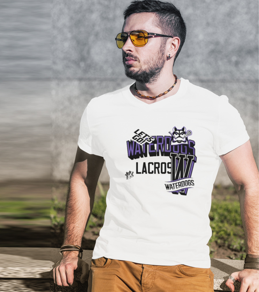Premier Lacrosse League Waterdogs Let's Go Waterdogs LAX W T-Shirt