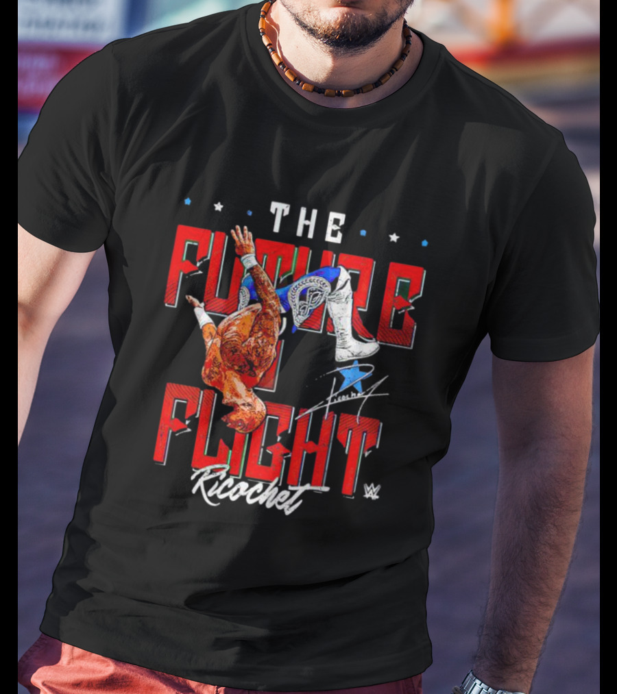 The Future Of Flight Ricochet WWE Signature Flip T-Shirt