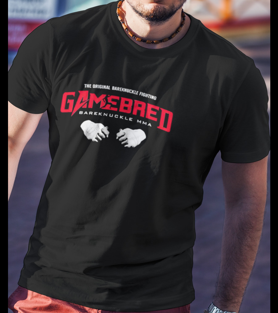 Sean Strickland The Original Bareknuckle Fighting Gamebred Bareknuckle MMA T-Shirt