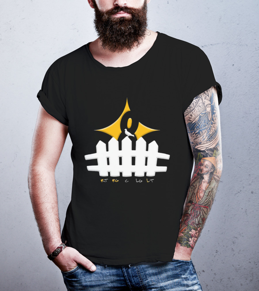 Steelers Kenny Pickett Pickett Fence RT RG C LG LT T-Shirt