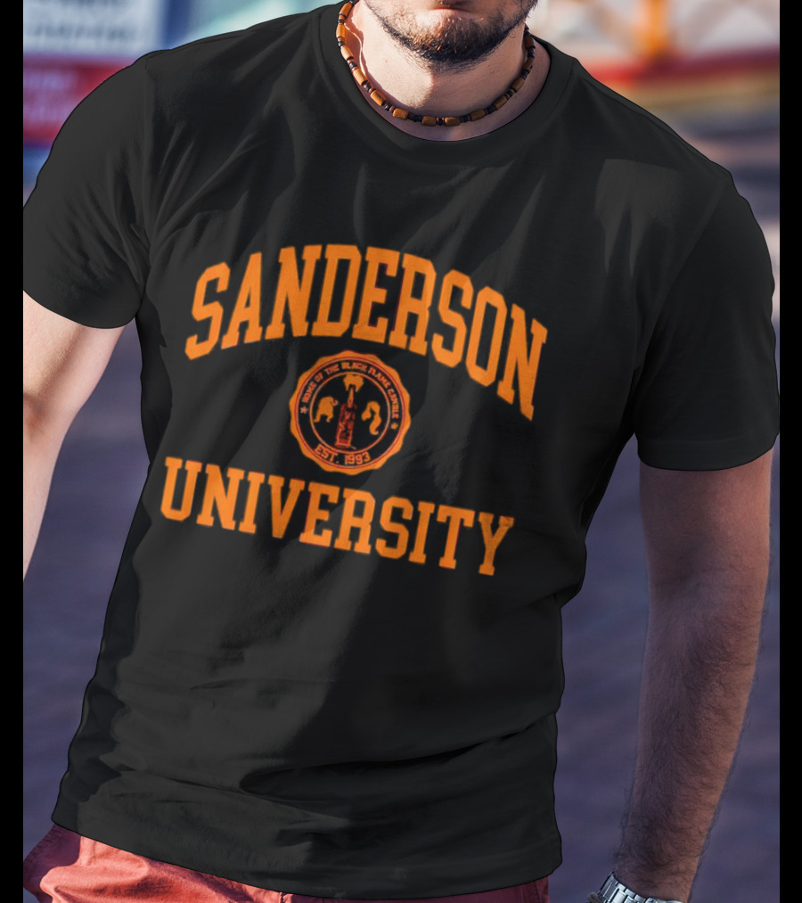 Sanderson University School Of The Black Flame Candle Est. 1693 T-Shirt