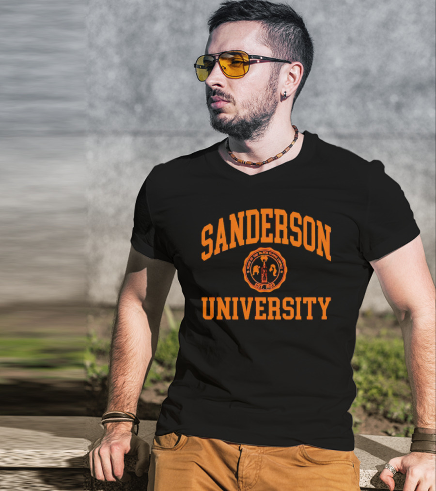Sanderson University School Of The Black Flame Candle Est. 1693 T-Shirt