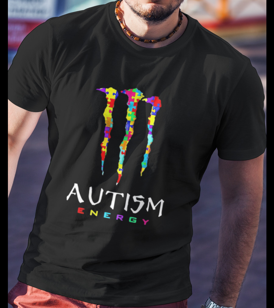 Monster Autism Puzzle Energy T-Shirt