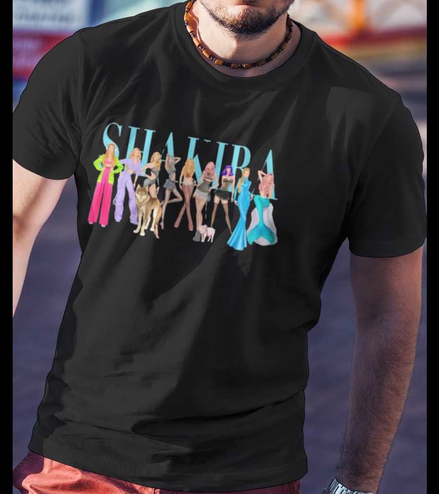 Shakira Iconic Outfits And Bold Styles T-Shirt
