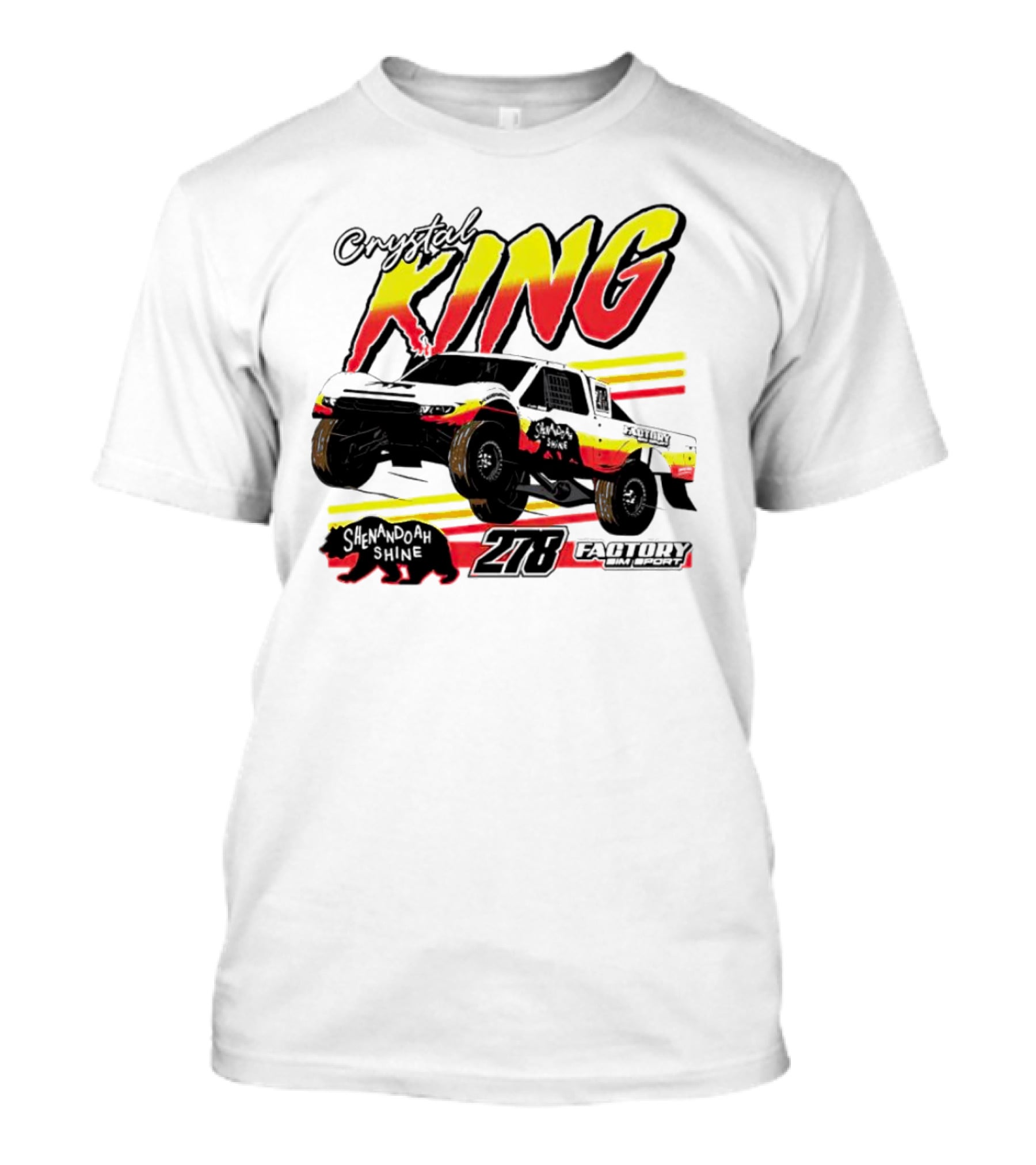 Crystal King Shenandoah Shine 278 Factory Racing T-Shirt