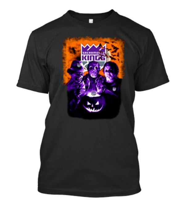 Freddy Krueger Jason Voorhees Michael Myers Sacramento Kings Halloween Horror Movies T-Shirt