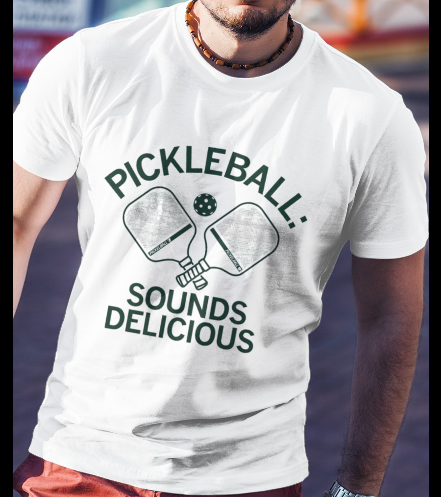 Pickleball Paddle Enthusiasts Find The Sport Delicious T-Shirt