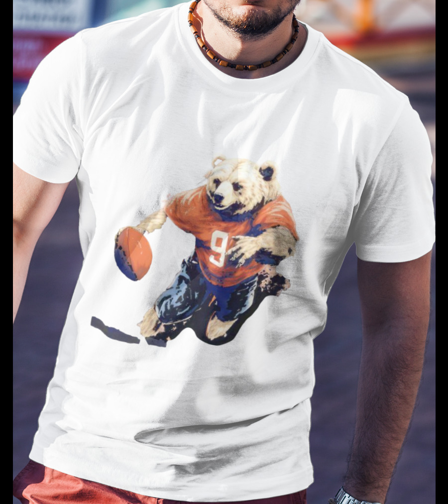 Staley Da Bear Chicago Bears Football Bear Jersey Number 9 T-Shirt