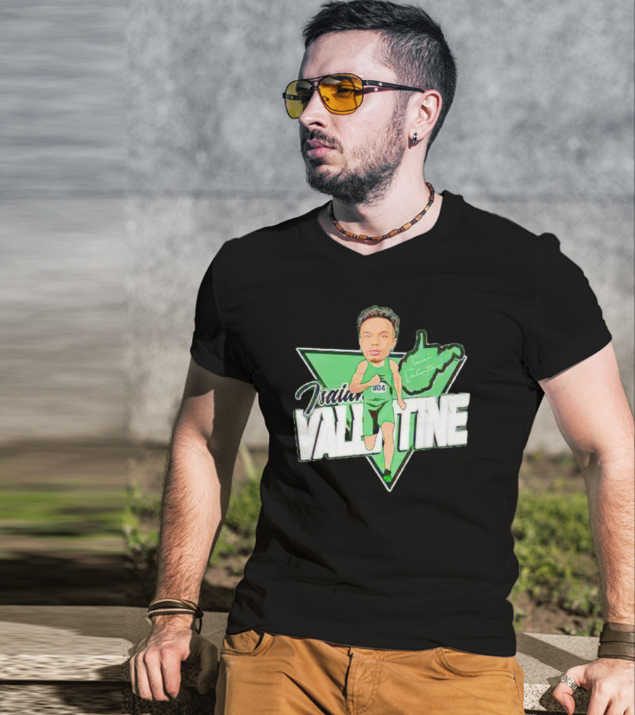 Isaiah Valentine 304 Racer Caricature Signature West Virginia Map T-Shirt