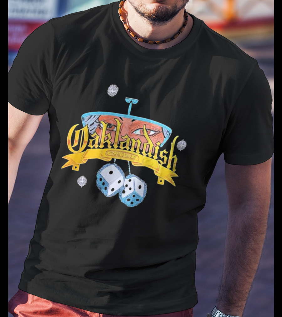 Oaklandish Cali Cruisin' Dice And Rearview Mirror Eyes T-Shirt