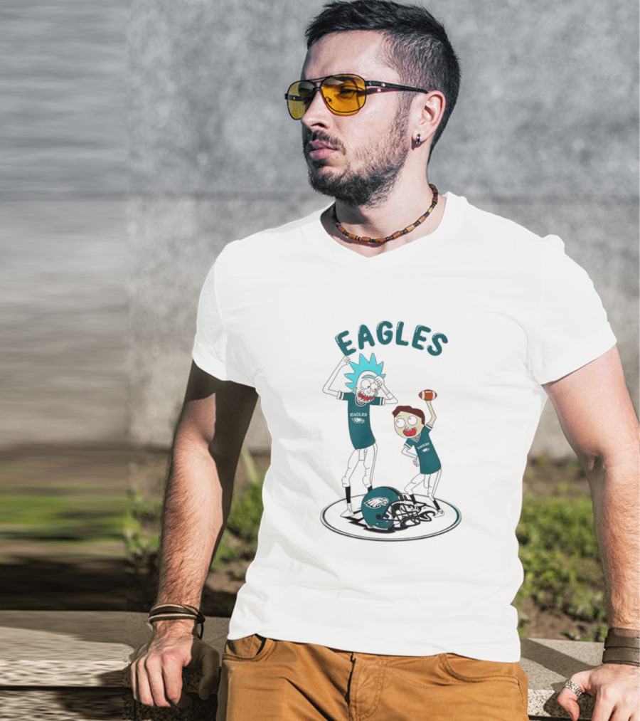 Philadelphia Eagles Rick And Morty Parody Dance T-Shirt