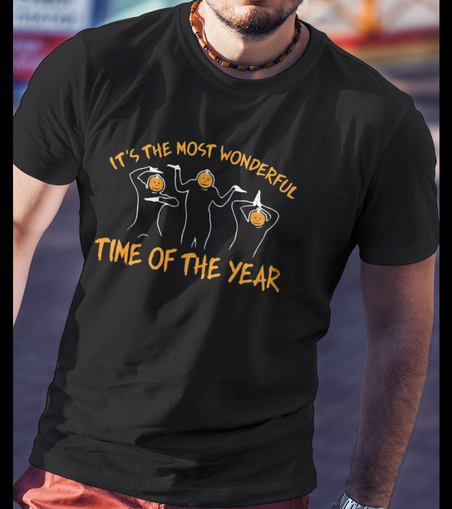 It's The Most Wonderful Time Of The Year Pumpkin Dancing T-Shirt