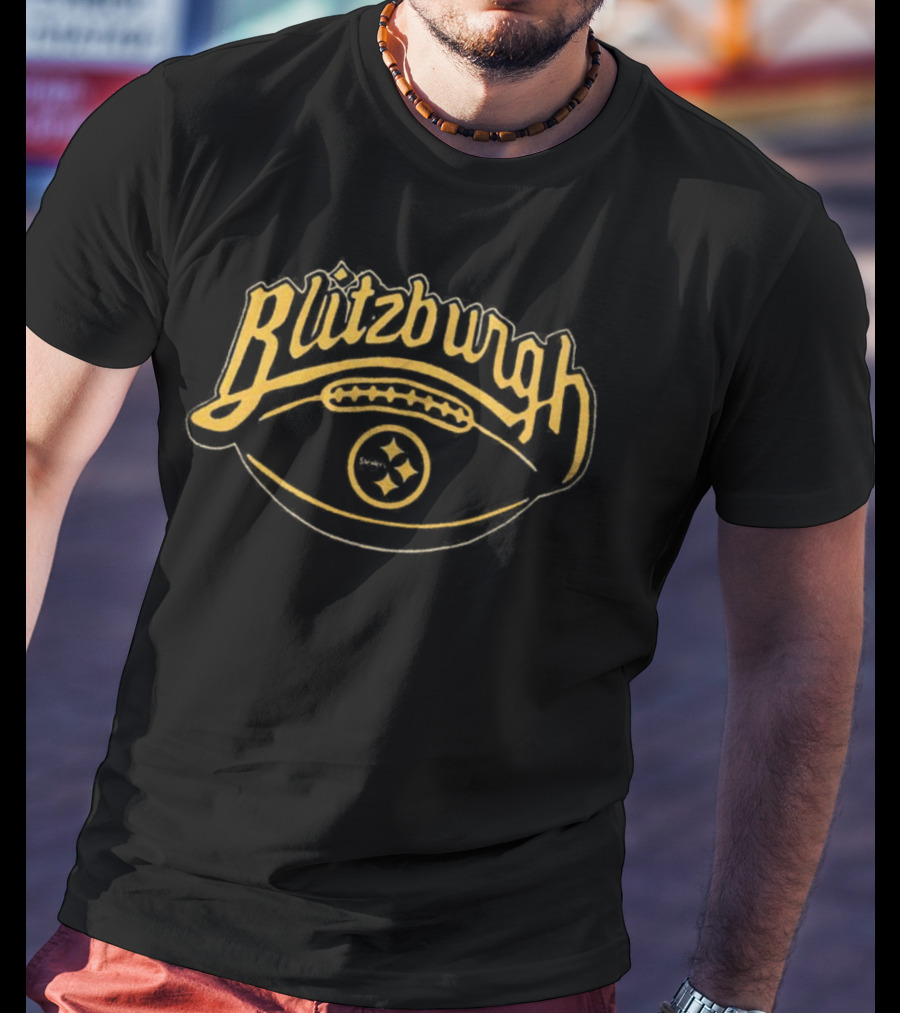 Blitzburgh Steelers Football Black And Gold T-Shirt