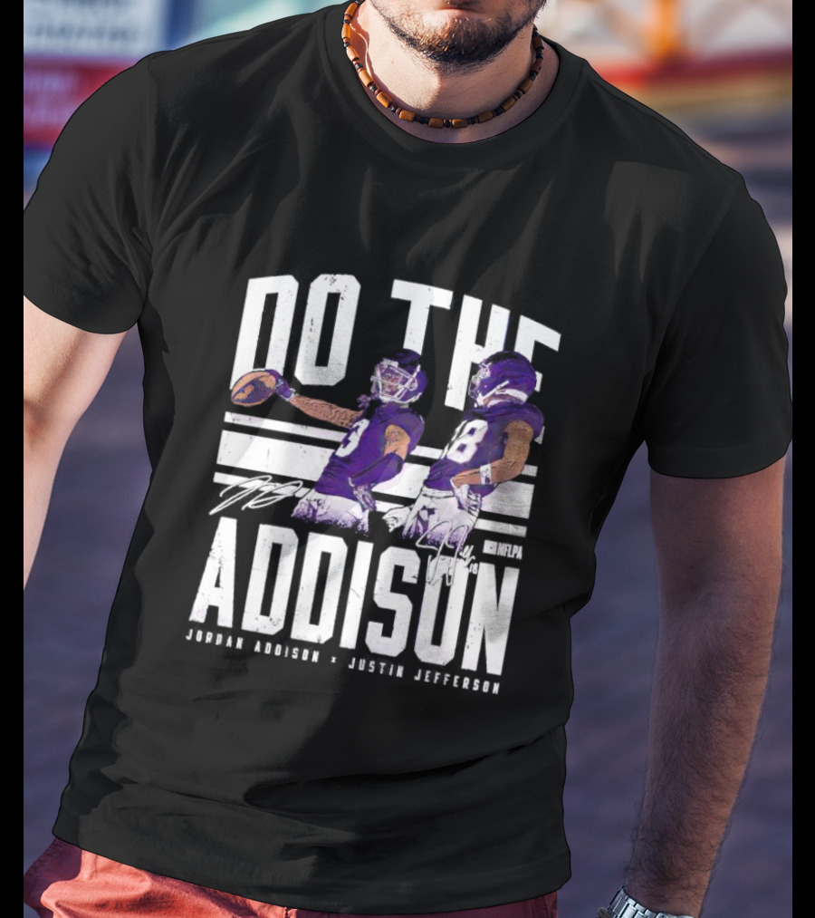 Jordan Addison X Justin Jefferson Do The Addison NFLPA T-Shirt