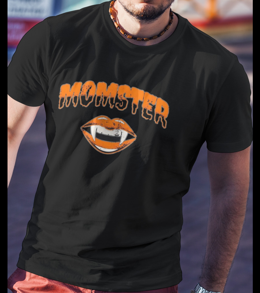 Momster Vampire Lips Halloween Fang T-Shirt