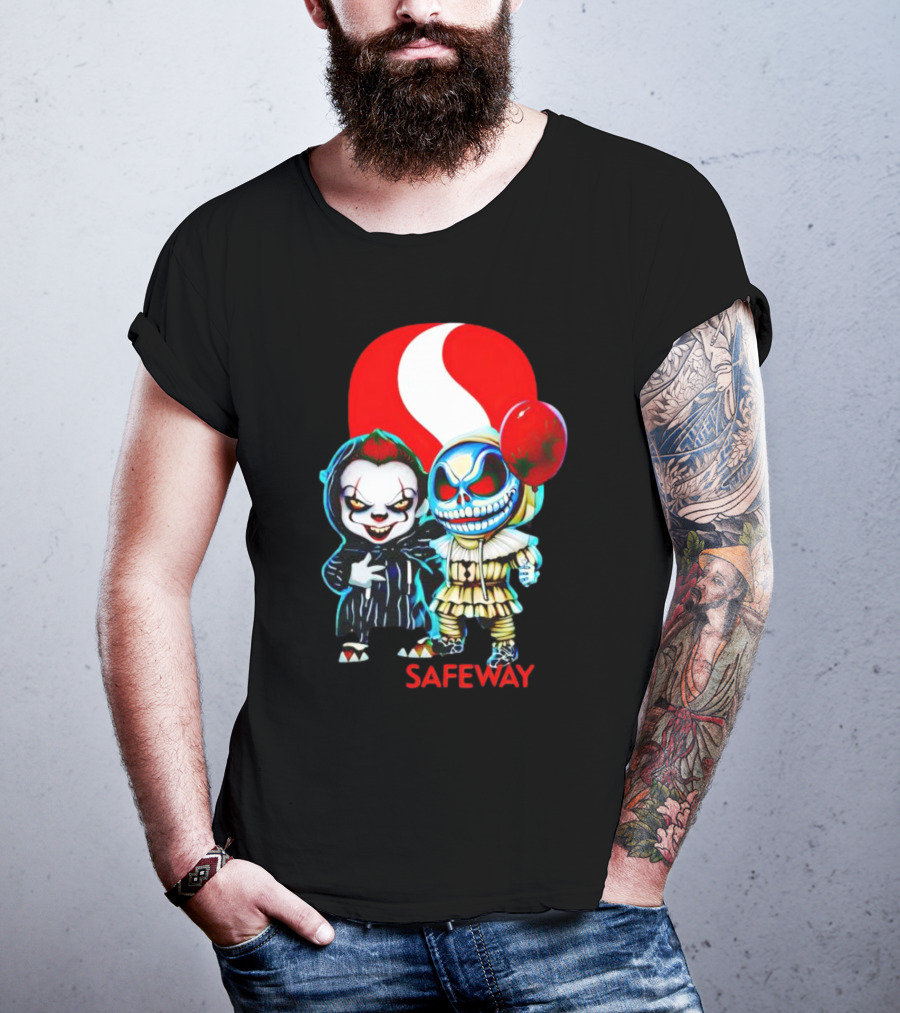 Pennywise Jack Skellington Safeway Halloween Combo T-Shirt