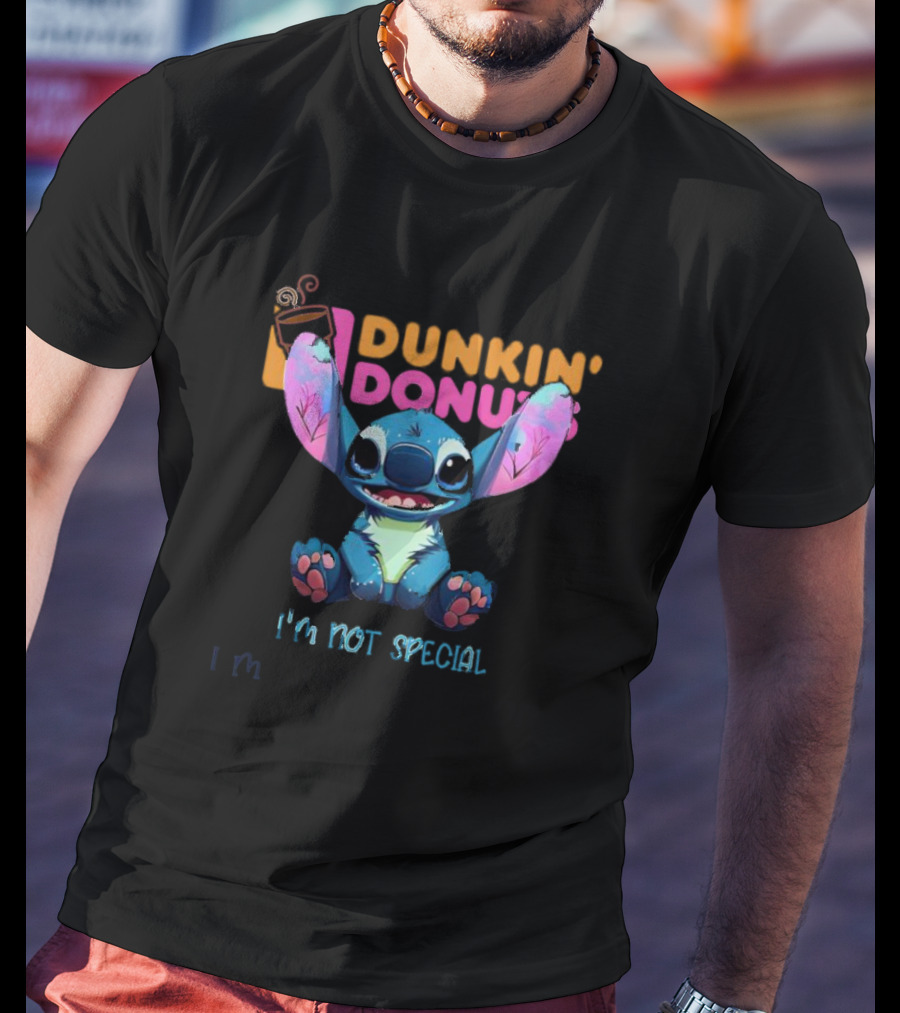 Stitch Dunkin' Donuts I'm Not Special I'm T-Shirt