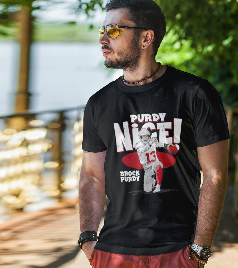 Brock Purdy San Francisco Purdy Nice 13 Football Player Recognition T-Shirt