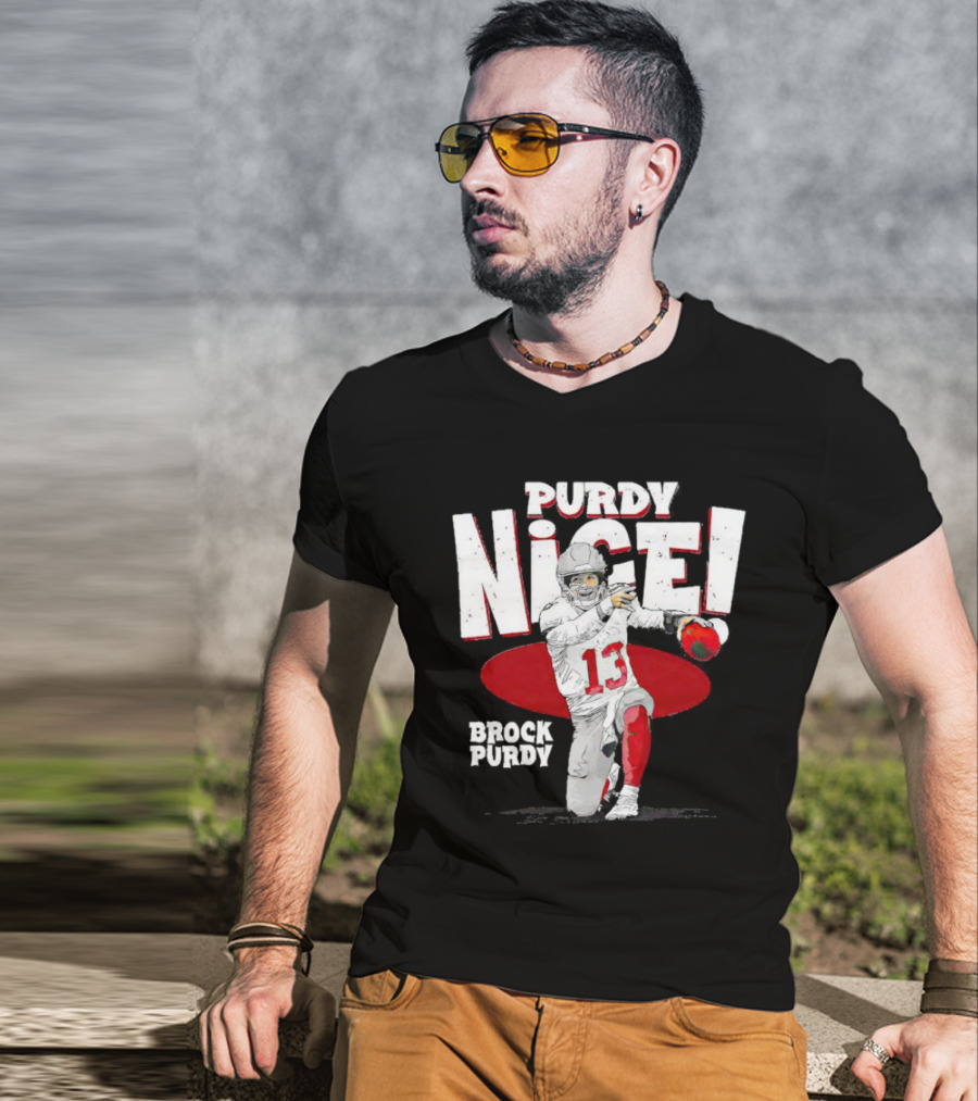 Brock Purdy San Francisco Purdy Nice 13 Football Player Recognition T-Shirt