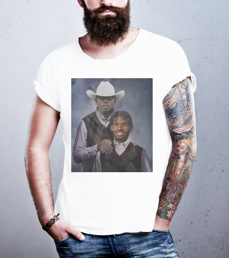 Deion Sanders And Shedeur Sanders Step Brothers Cowpoke T-Shirt