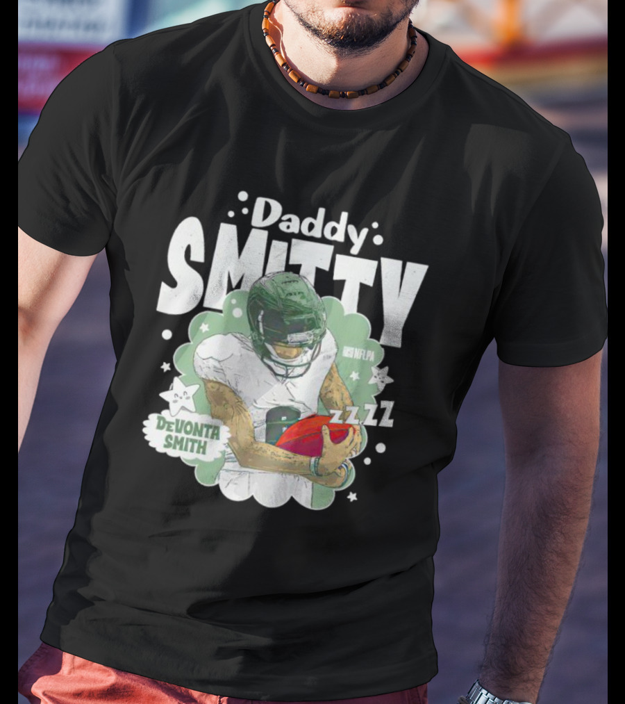 Daddy Smitty Devonta Smith NFLPA Zzzzz Football Star T-Shirt