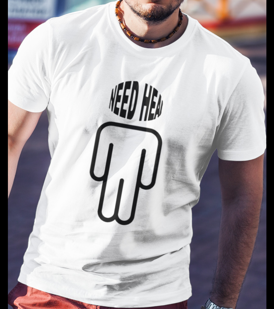 NEED HEAD Minimalist Figure T-Shirt