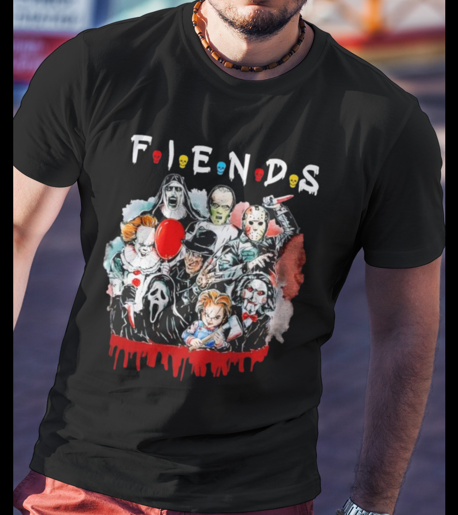 FIENDS Horror Characters Friends T-Shirt