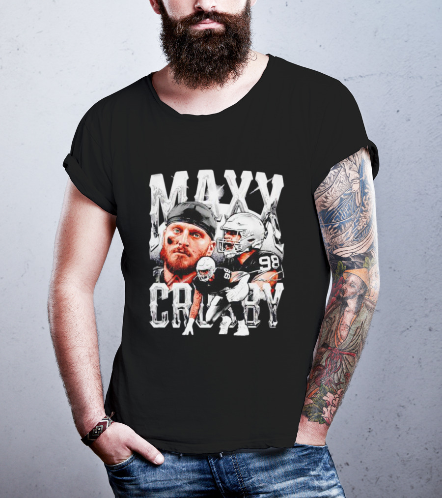Maxx Crosby Las Vegas Raiders 98 Collage T-Shirt