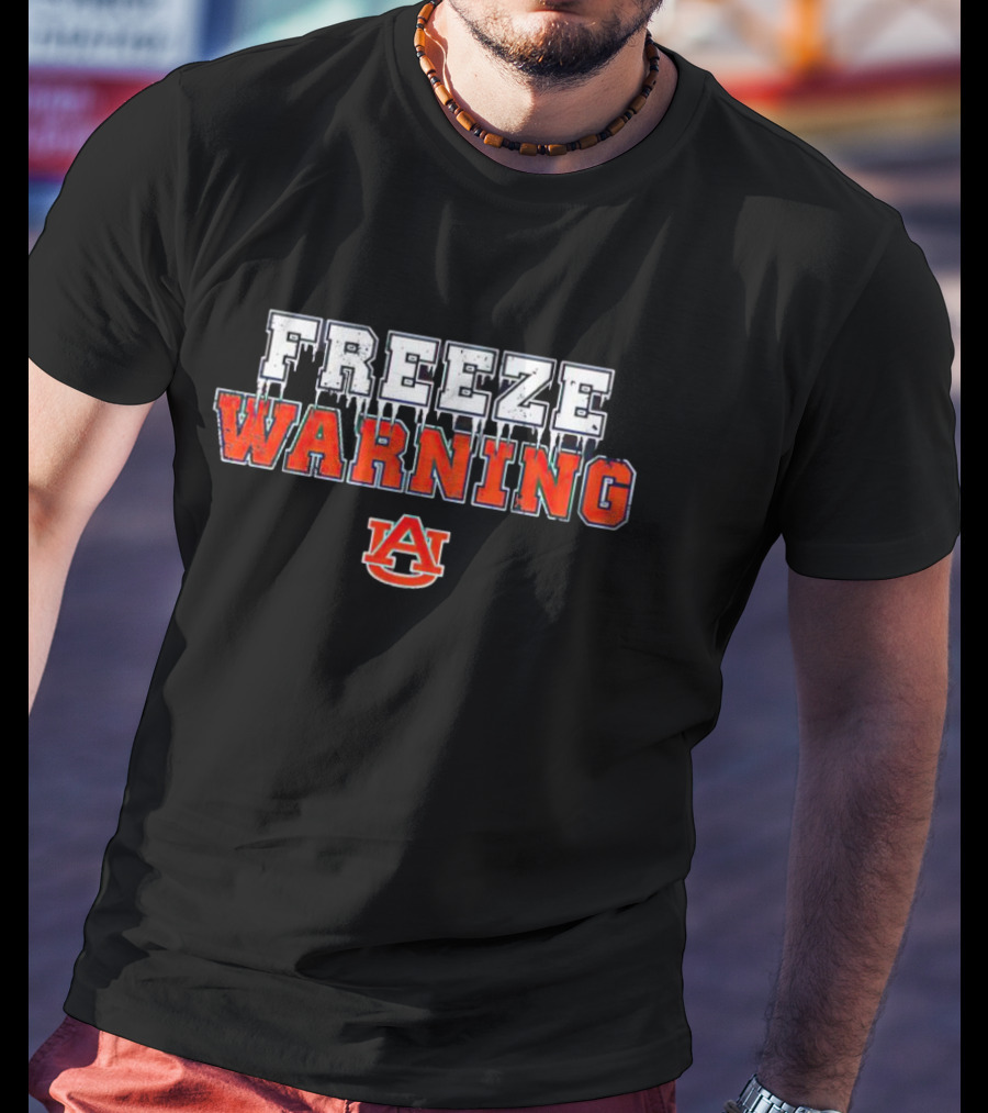 Freeze Warning Auburn Tigers T-Shirt