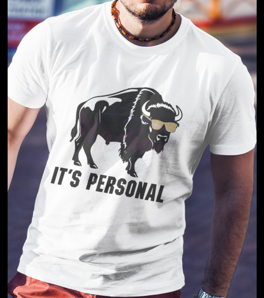 Colorado Buffaloes It's Personal Buffalo With Sunglasses T-Shirt