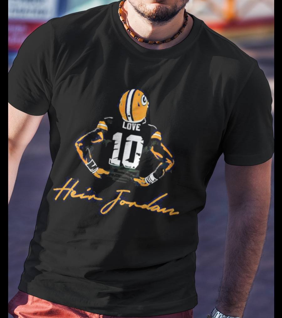 Hein Jordan Love 10 Football Jersey Packers T-Shirt