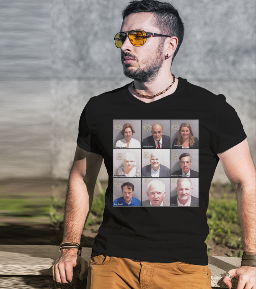 Sidney Powell Rudy Giuliani Jenna Ellis Mugshots T-Shirt