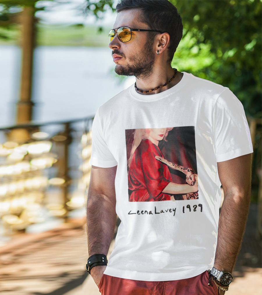 Zeena Lavey 1989 Red Robe Snake T-Shirt
