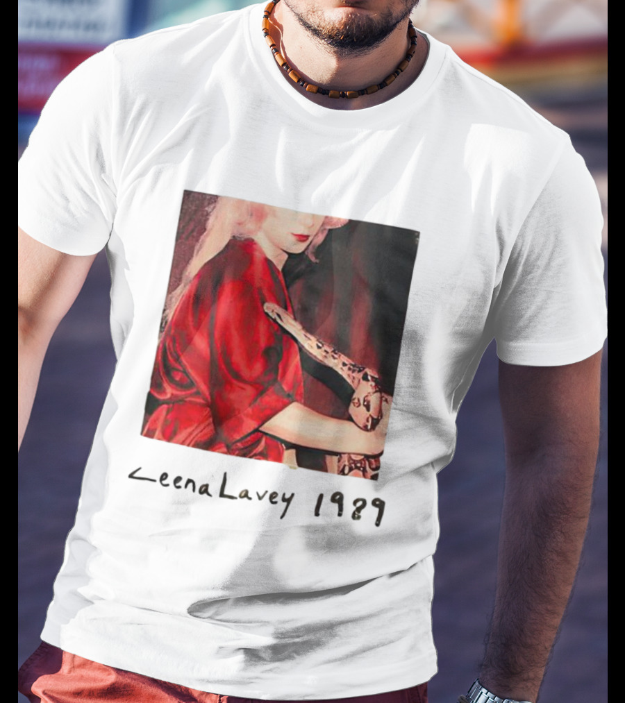 Zeena Lavey 1989 Red Robe Snake T-Shirt