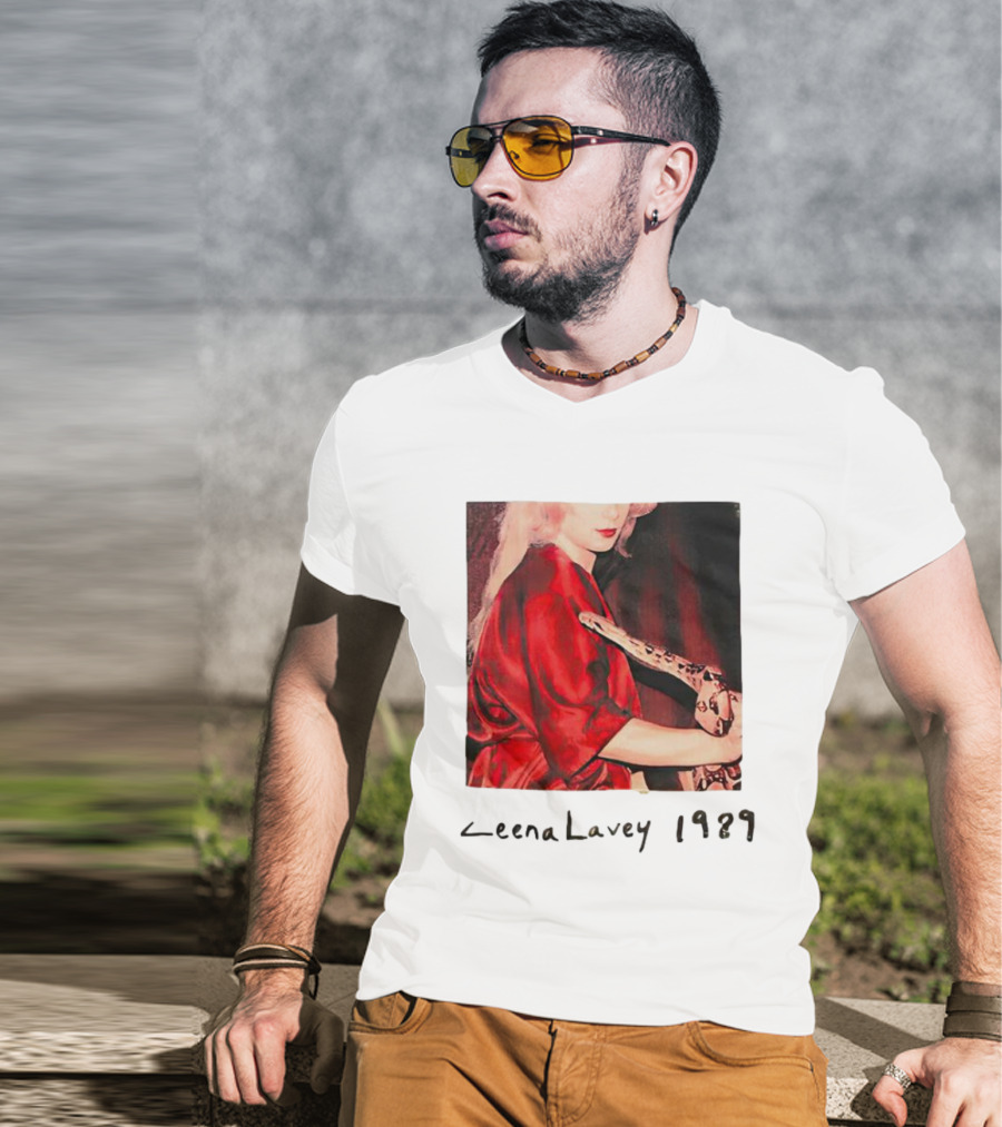 Zeena Lavey 1989 Red Robe Snake T-Shirt