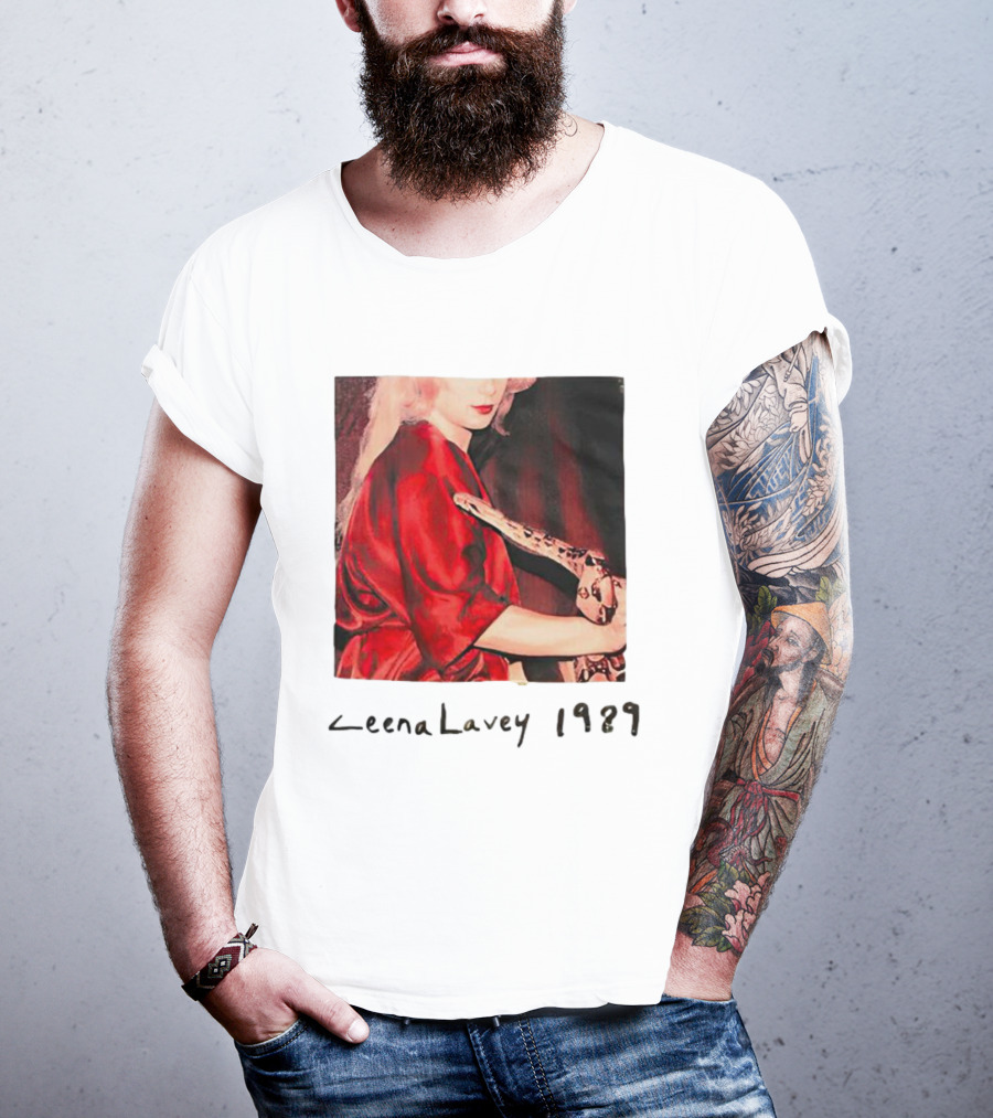 Zeena Lavey 1989 Red Robe Snake T-Shirt