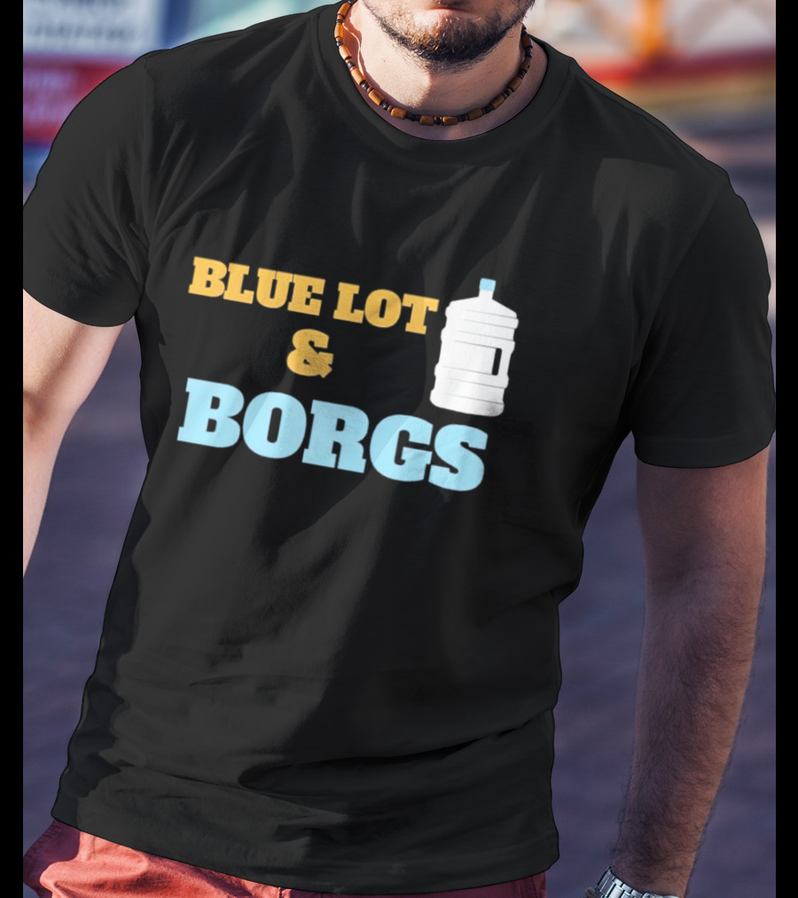 Blue Lot And Borgs Party Gallon T-Shirt