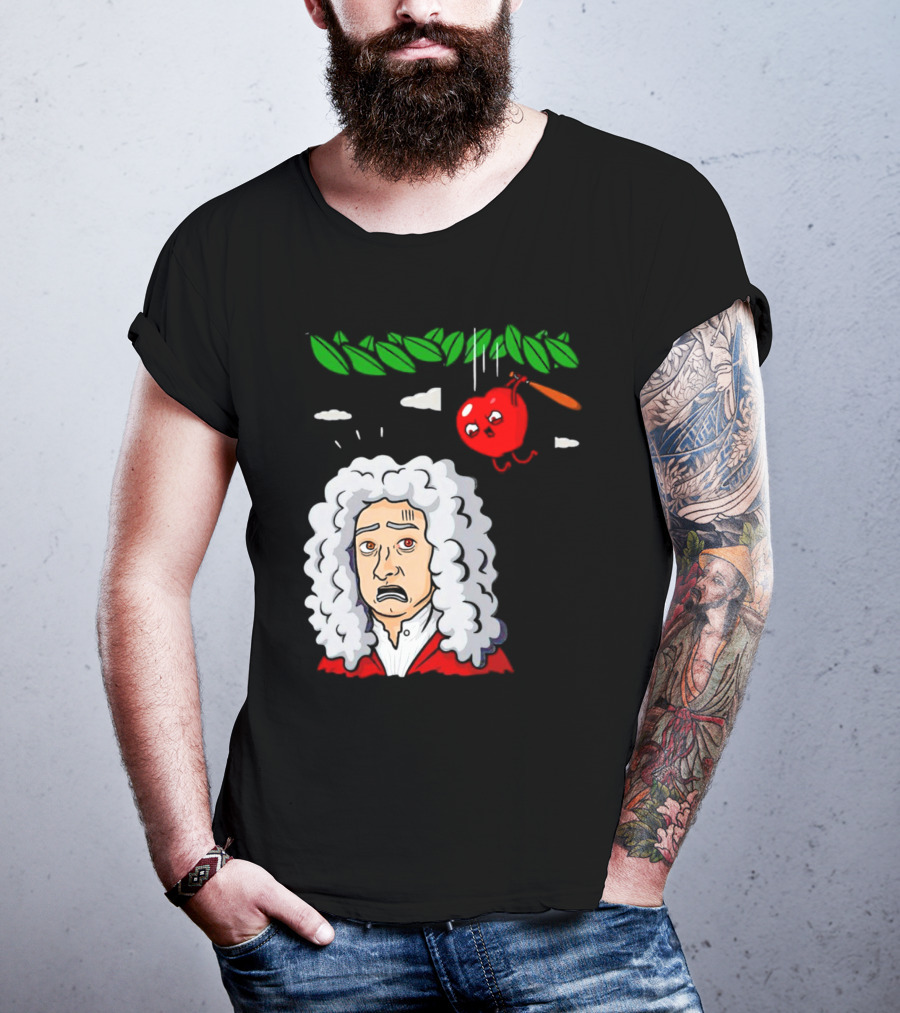 Extreme Gravity Apple Falling On Newton T-Shirt