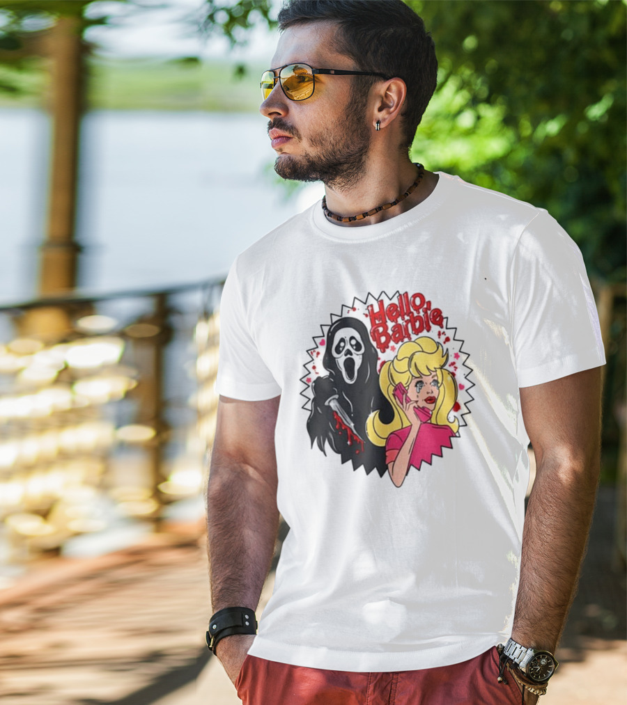 Hello Barbie Ghost Mask Doll T-Shirt