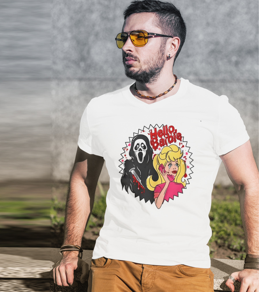 Hello Barbie Ghost Mask Doll T-Shirt