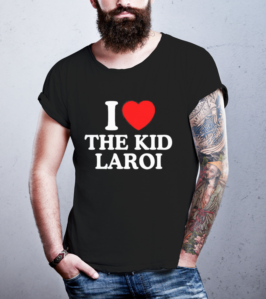 I Love The Kid Laroi Heart T-Shirt
