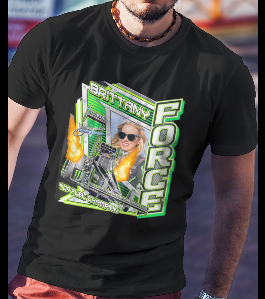 Brittany Force Top Fuel Champion Signature Racing T-Shirt