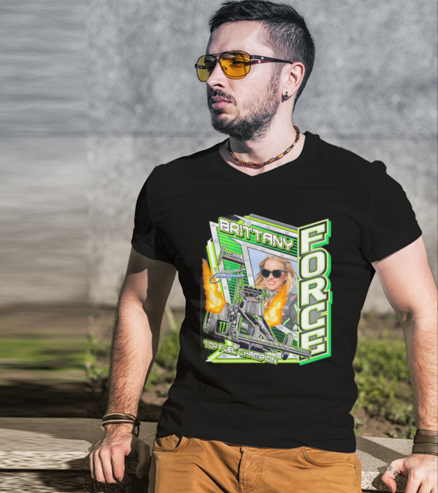 Brittany Force Top Fuel Champion Signature Racing T-Shirt