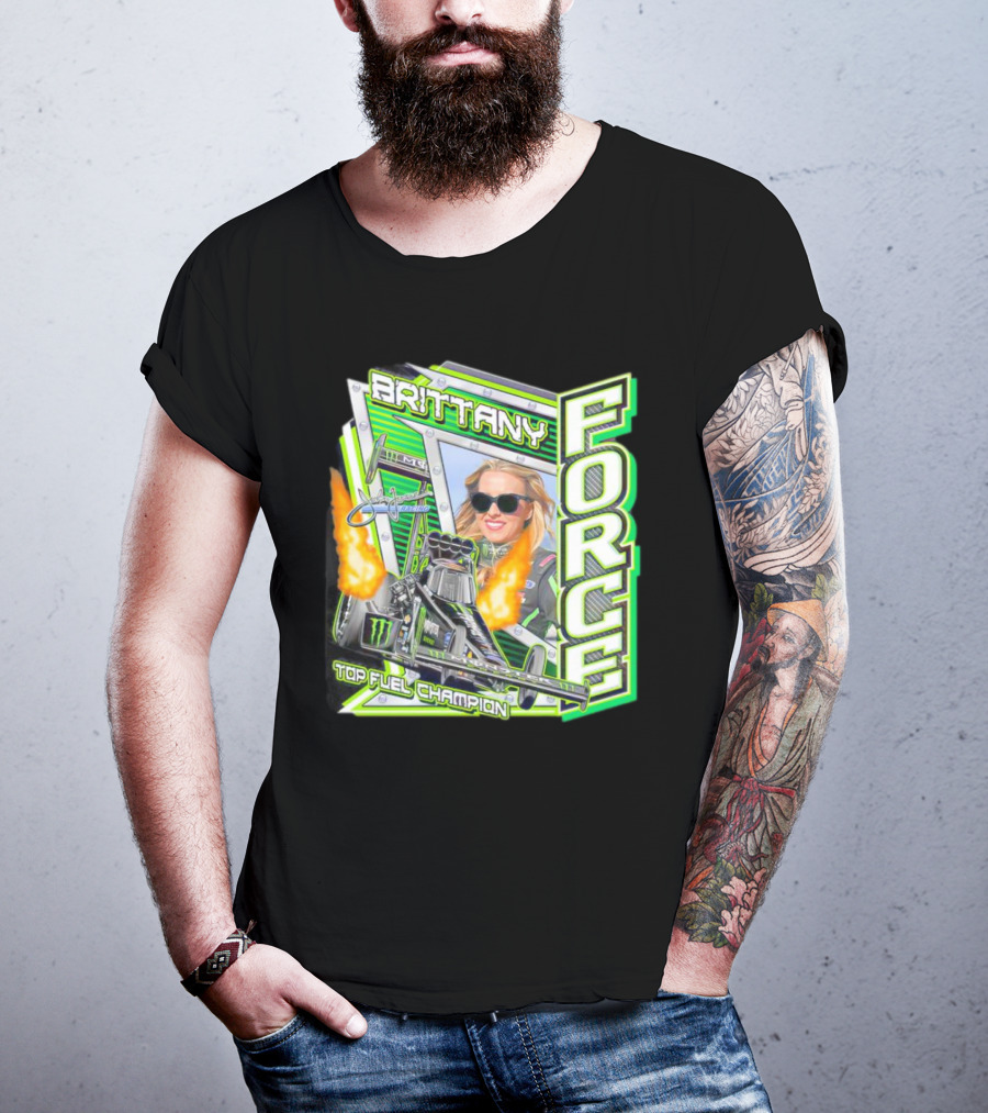 Brittany Force Top Fuel Champion Signature Racing T-Shirt