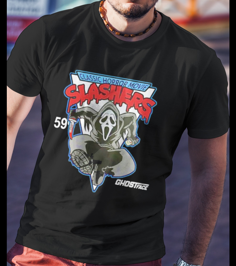 Classic Horror Movie Slashers Ghostface 59 T-Shirt