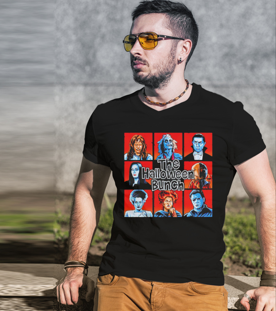 The Halloween Bunch Horror Icons Collage T-Shirt